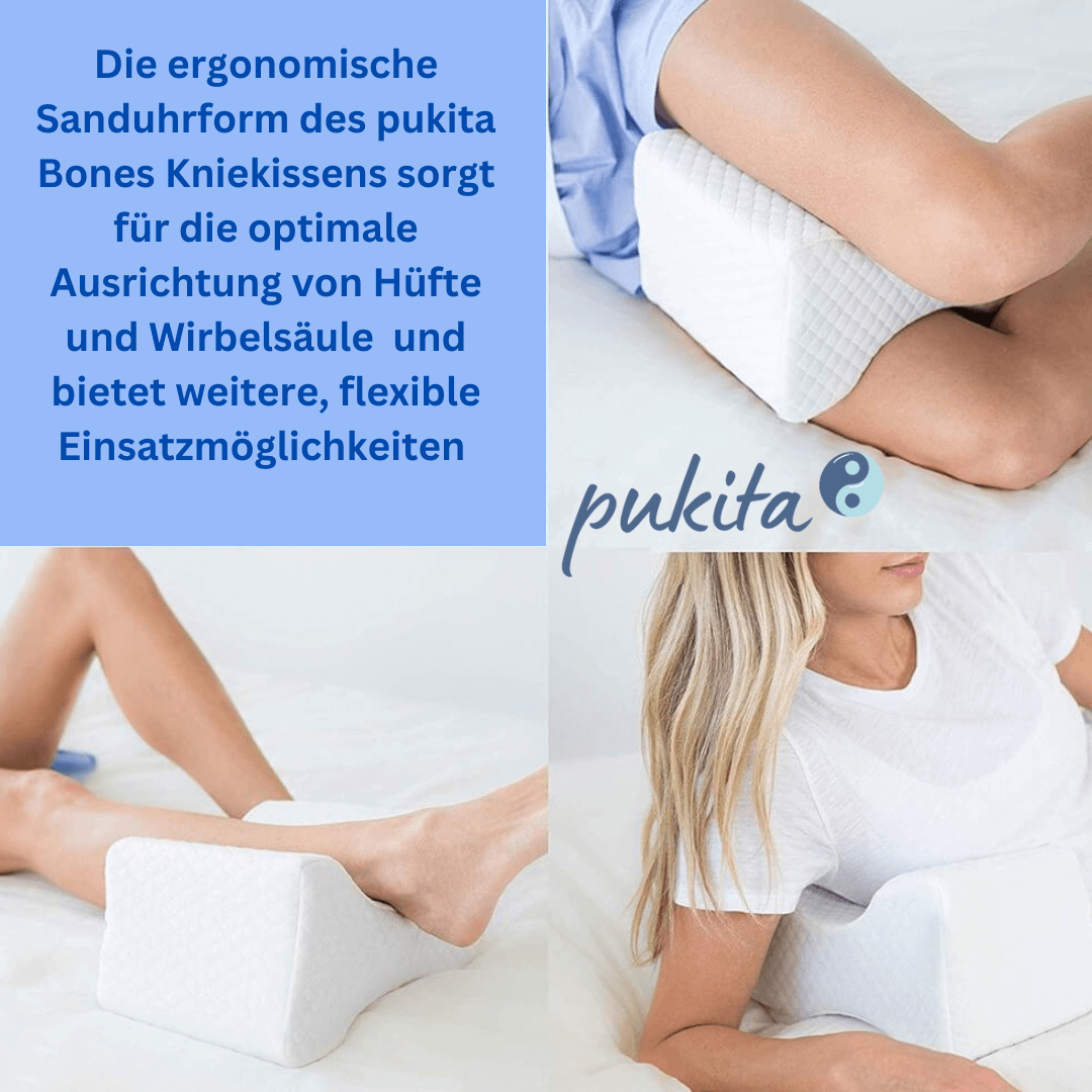 pukita Bones – Dein Kniekissen für Balance, Komfort & erholsamen Schlaf