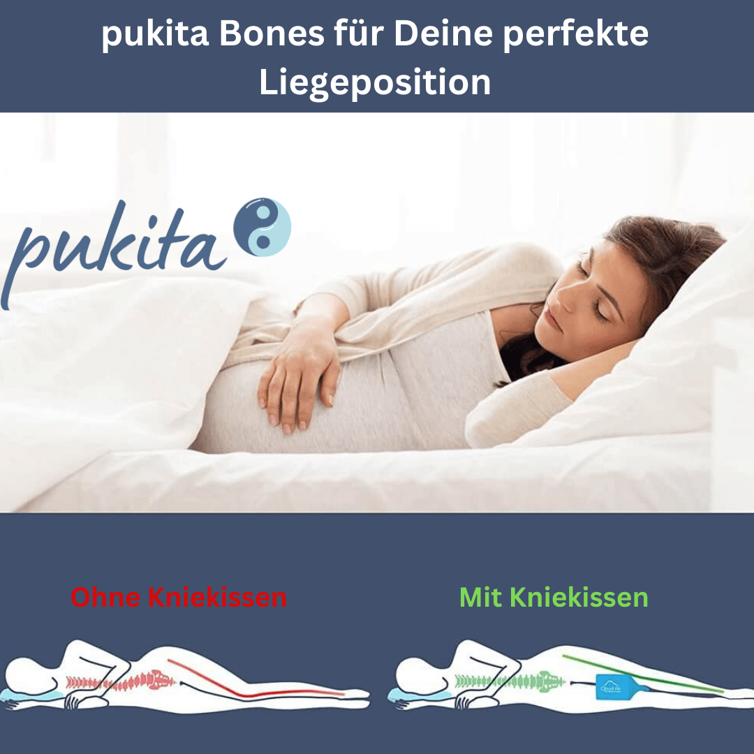 pukita Bones – Dein Kniekissen für Balance, Komfort & erholsamen Schlaf