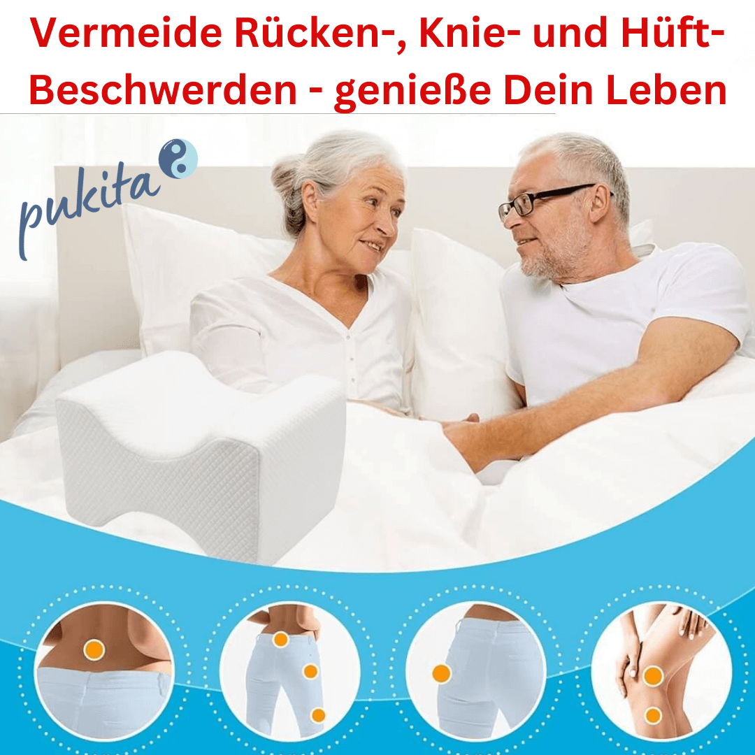 pukita Bones – Dein Kniekissen für Balance, Komfort & erholsamen Schlaf